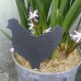 Poule  à planter 19x14cm